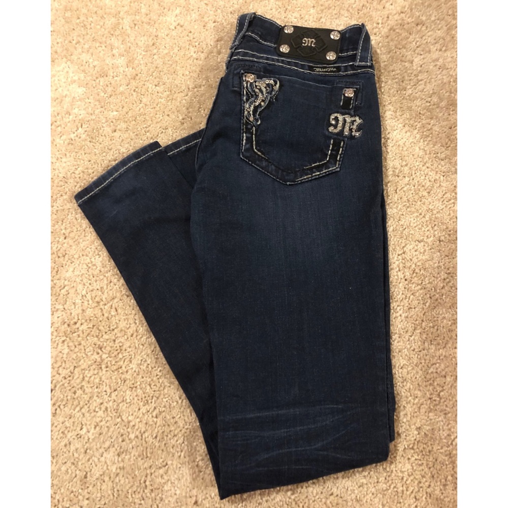Miss Me women’s dark wash jegging jean, size 25 or 26